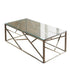 Native Home Lifestyle Geometric Silver Coffee Table
